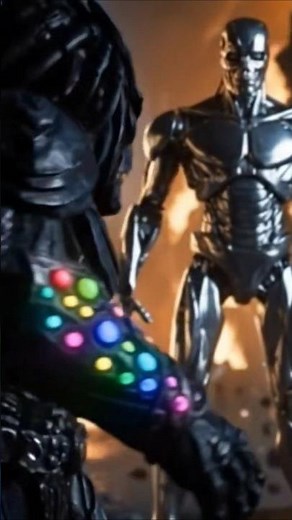 TERMINATOR vs PREDATOR [4K] – Energy War: Machine vs Alien Hunter Showdown