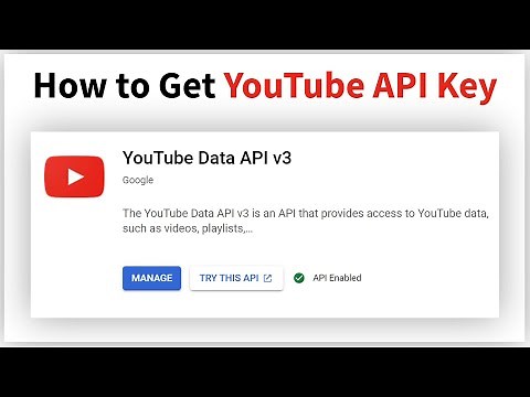 How to Get YouTube API Key