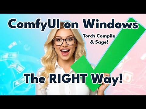 Install ComfyUI on Windows w/ Triton and SageAttention | FAST, Error-Free, AI Setup!