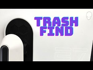 Can I fix this trash find Alienware 27in Gaming Monitor with a broken screen??