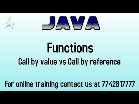 argument passing techniques in java | call by value | call by address