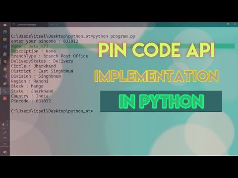 Get City State all information from Pincode | python | zipcode | pincode | implementation