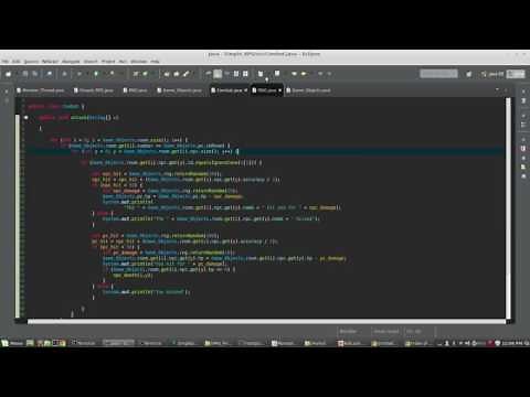 Java Tutorial: Build a Basic RPG (Combat and Code Download) Part 11