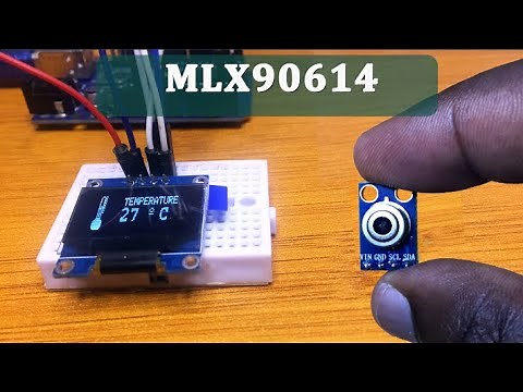 MLX90614 Non-contact Infrared Temperature Sensor with Arduino.
