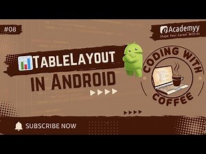 📊 Create TableLayout in Android with Kotlin | Arrange UI in Rows & Columns! | Coding with Coffee ☕💻