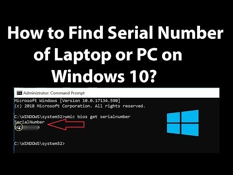 How to Find Serial Number of Laptop or PC on Windows 10?