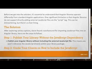 How to Import an External JavaScript Script in Your Angular Library