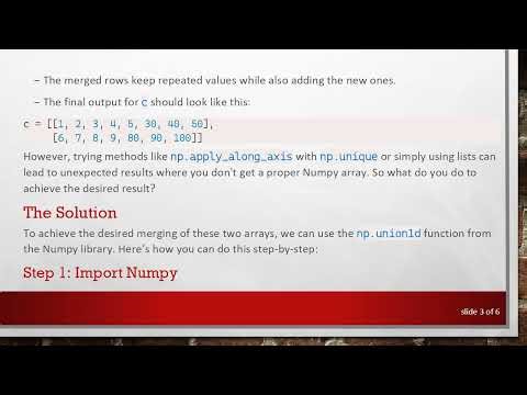 Combining 2D Numpy Arrays Row-Wise: The Ultimate Guide