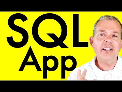 Build a sql database app tutorial
