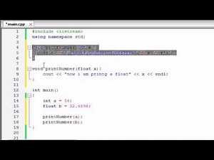 Buckys C++ Programming Tutorials - 30 - Function Overloading