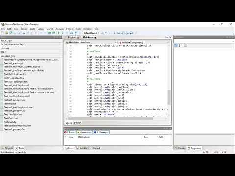 Develop GUI based desktop applications in ironpython.