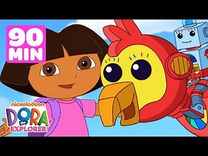 Dora's Robot & Space Alien Adventures! #3 👽🤖 90 Minutes | Dora the Explorer | Dora & Friends