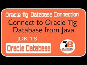 Connect to Oracle 11g Database form JAVA || JDK_1.8