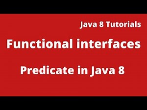 Java 8 Tutorial 07 :- Predicate in java 8 | Predicate Functional Interface in java 8