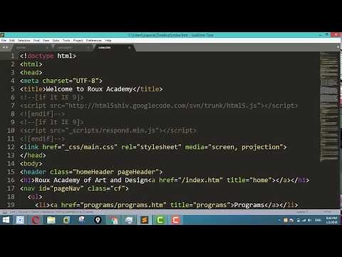 Sublime Text Tutorials 3 - How to Open , Save and New Files in Sublime
