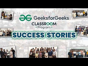 GfG Classroom Program Success Stories | Coding Classes in Noida, Bengaluru, Hyderabad, Kolkata, Pune