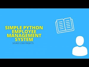 Simple Python Employee Management System - Speed Code