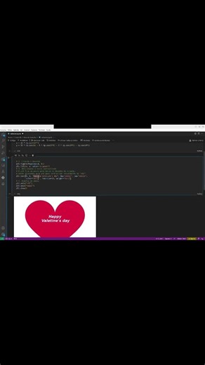 Como declarar o amor em Python! 🐍❤️ #python #programação