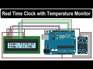DS3231 Based Real Time Clock (RTC) & Temperature Monitor Using Arduino
