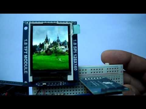 Arduino draw bitmap images on ST7735 TFT with SD card