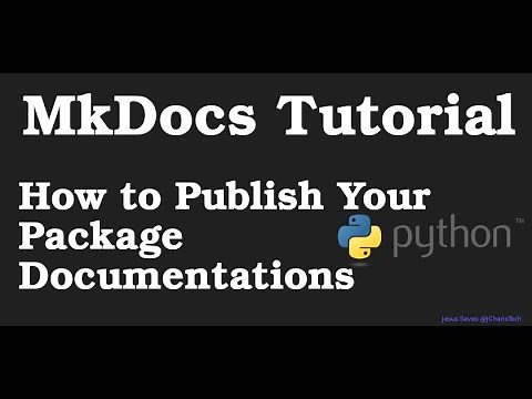 Mkdocs Python - How to Create & Publish Documentations For Your Packages