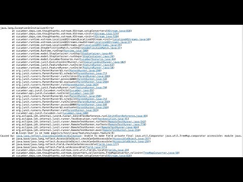 Fix 'Unable make field private final java.util.Comparator java.util.TreeMap.comparator' in Cucumber.