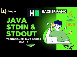 HackerRank Java Programming Series - Day 1: Solving Java Coding Challenges!