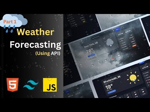 Build a Weather Forecast App with JavaScript & Tailwind CSS | OpenWeather API + AQI & Health Alerts