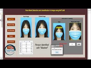 Face Mask Detection and classification in image using MATLAB