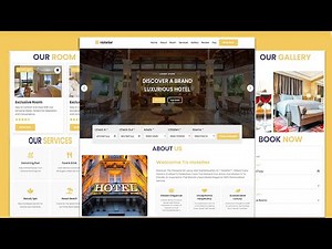 How to Make A Hotel Booking Website Using HTML CSS and Javascript