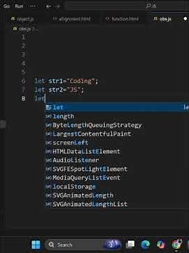 JavaScript String Concatenation || Combine Two Strings Using Variables || JS Basics
