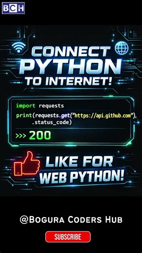Python Can Access the Internet?! 😱 API Requests in 08 Seconds | how Python talks to the web? | API