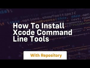 how to install xcode command line tools
