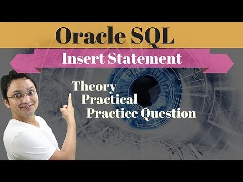 Tutorial#12 How to Insert data into a table using SQL developer