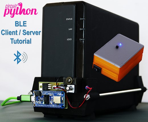 A CircuitPython BLE Remote Control On/Off Switch