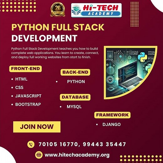 Full Stack Python Course with Real-Time Projects #python #fullstack #fullstackdevelopment #course