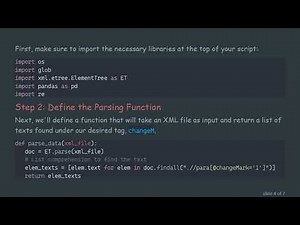 How to Parse Multiple XML Files in Python and Extract Specific Text
