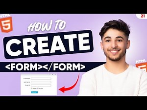 How to Create HTML Form | Basic HTML Form Tutorial with Input, Label, Button & Form Explained #html