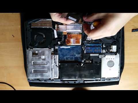 Alienware 17 install SSD HDD