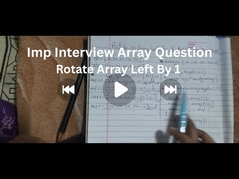 Master Array Rotation: Left Shift by 1 🔄 (Swapping Logic for All Languages)