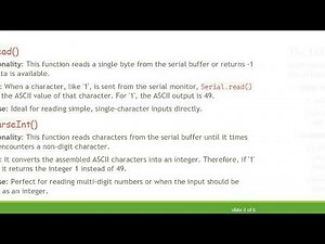 Understanding the Serial.parseInt() vs Serial.read() in Arduino Programming