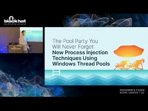 The Pool Party You Will Never Forget: New Process Injection Techniques Using Windows Thread Pools