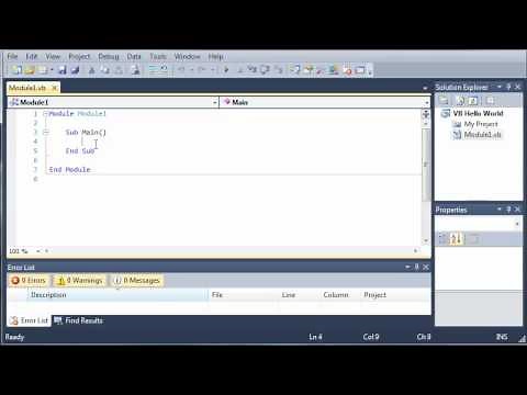 Visual Basic Tutorial - 4 - Hello World