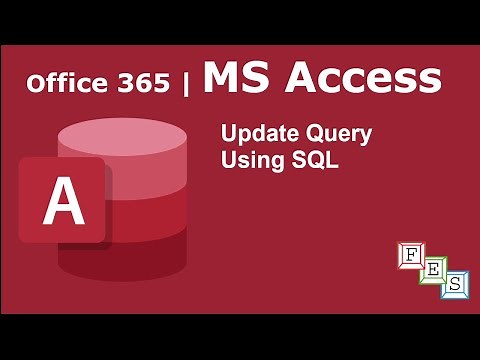 Update Query using SQL in MS Access - Office 365