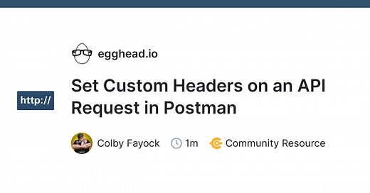 Set Custom Headers on an API Request in Postman