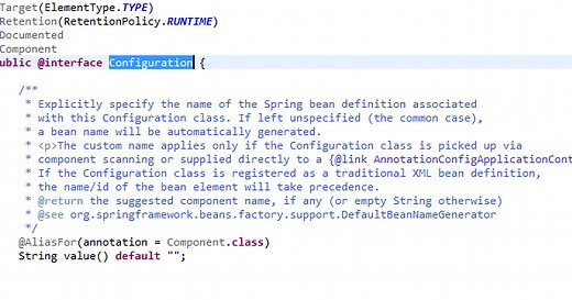 Spring @Configuration Annotation with Example
