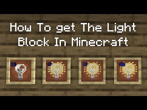 ✔️ How To Get And Use Minecraft Light Block. Step By Step Tutorial ✔️ (Bedrock)
