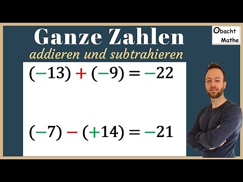 Adding and subtracting whole numbers | explained simply | ObachtMathe