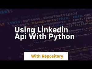 Using LinkedIn API with Python