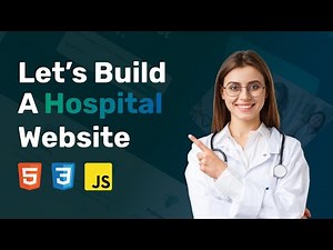 I Built a Hospital Website Using Only HTML, CSS & JavaScript